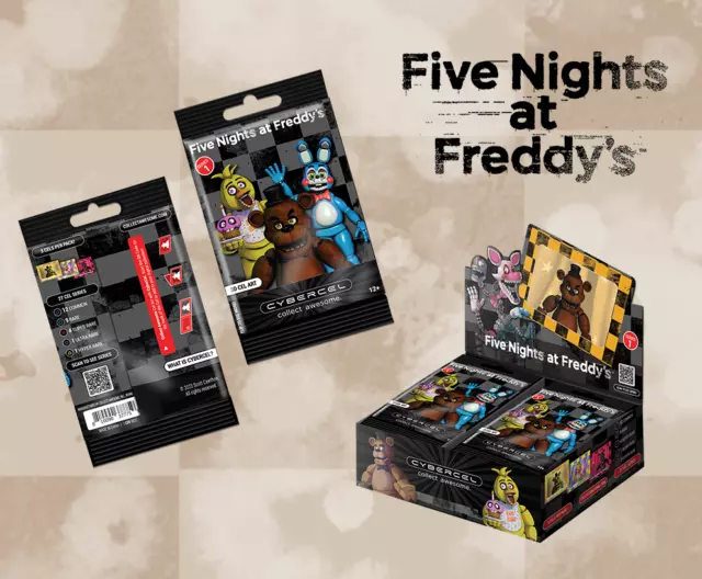 Cybercel Five Nights at Freddy's Series 1 Trading Cards Sealed Hobby Box