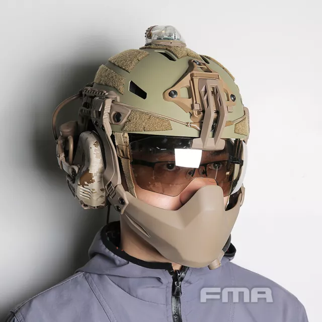 Gafas tácticas FMA para casco Clear Batlsking Viper Visor 3mm de grosor Hunting 2