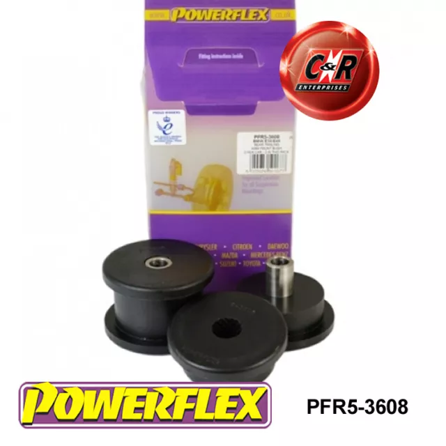 Powerflex Posteriore Trailing Braccio Cespugli Per BMW E46 3 Serie M3 (99 -