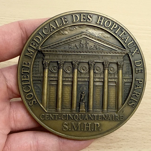 Médaille Commémorative – 50 Ans D'Électroradiologie, Paris 1909 – Bronze, France