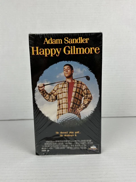 HAPPY GILMORE ADAM Sandler - Christopher McDonald (VHS, 1996) TESTED ...