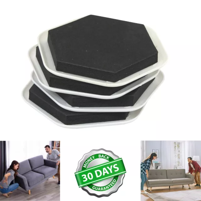Heavy Duty Furniture Sliders 4/8/20Pcs Movers Magic Moving Gliders Removal pad