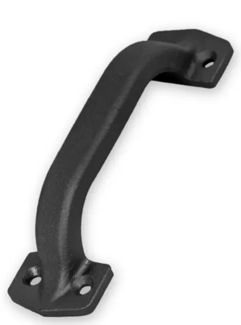 Leatherneck Hardware FTDP8 8 Inch Tall Sliding Barn Door Handle - Black