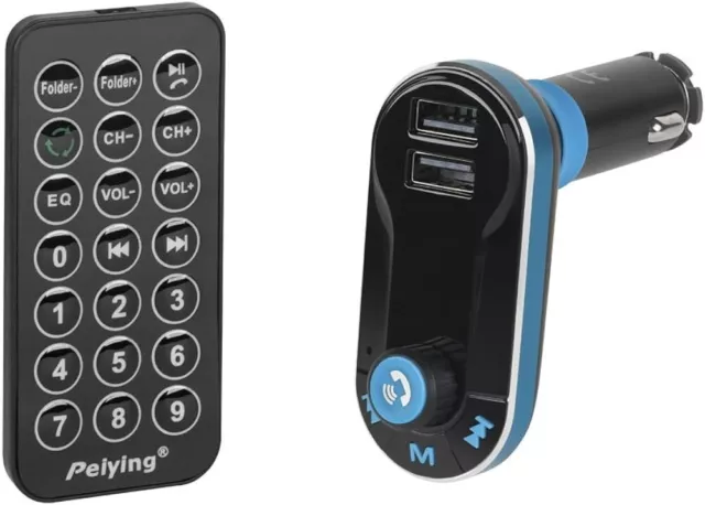 PeiYing Transmitter Bluetooth FM (URZ0461) 2x USB, SD Card Slot, 3,5mm Jack 2