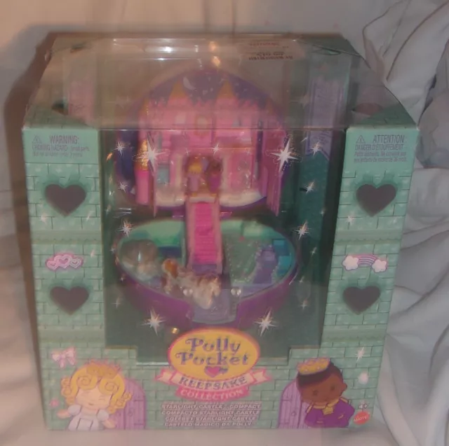 Polly Pockey Keepsake Collection Starlight Castle Compact In New Condition