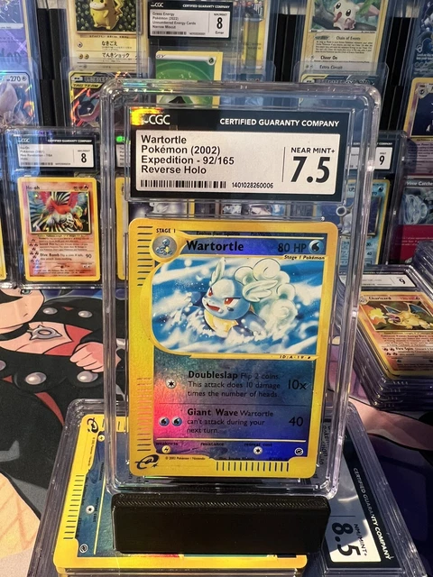 Pokémon Sammelkarte – Wartortle (92) Aus Dem Expedition Set – Wasser-Pokémon, Stufe 1, 80 HP