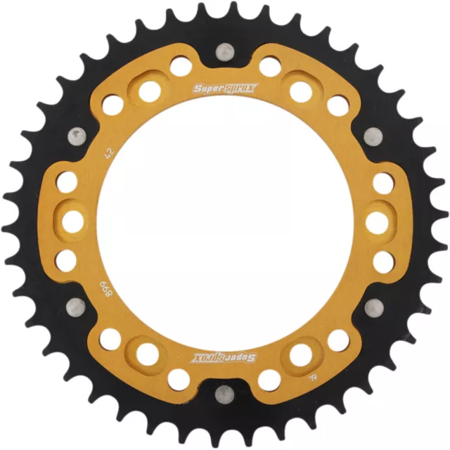 Supersprox Rear Stealth Sprocket Alu/Stl 42T-525 Gld Ktm | RST-899-42-GLD