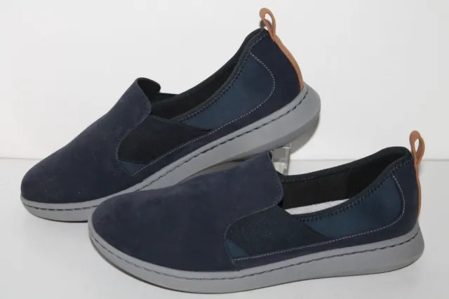 CLARKS CLOUDSTEPPERS BREEZE Step Boat Casual Shoes, #61029-041, Navy ...