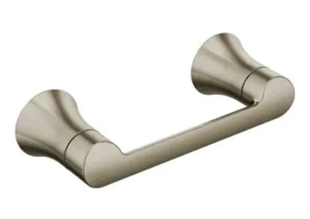 New Moen YB0208BN Doux Pivoting Toilet Paper Holder, Brushed Nickel