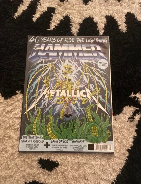 Metallic. Click METAL HAMMER METALLICA 40 years of ride the lightning magazine £3.31 ...
