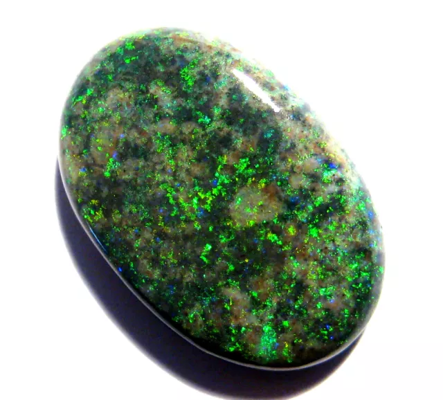 Pretty Australian Andamooka Matrix Opal Cut Stone lots of greens 13.2ct  (2245)