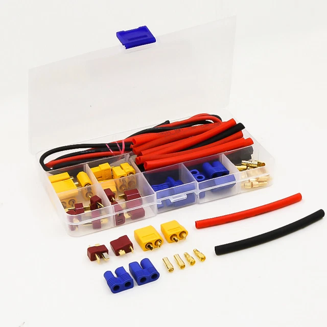 Set Adattatori Per Batterie RC - Connettori T-Plug, EC3 E XT60 Maschio/Femmina Per FPV E Droni - Foto 4