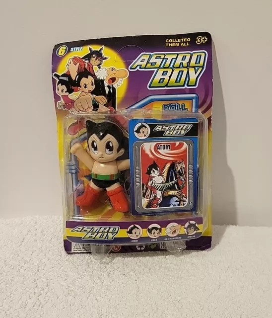 Astro Boy Toy Figurine w/ Atom Card Sealed Action Figurine In Pack / Box