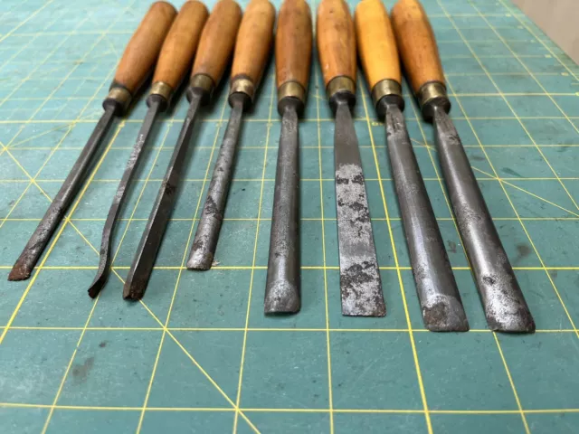 Collection Of Marples Hand Chisels Gouges