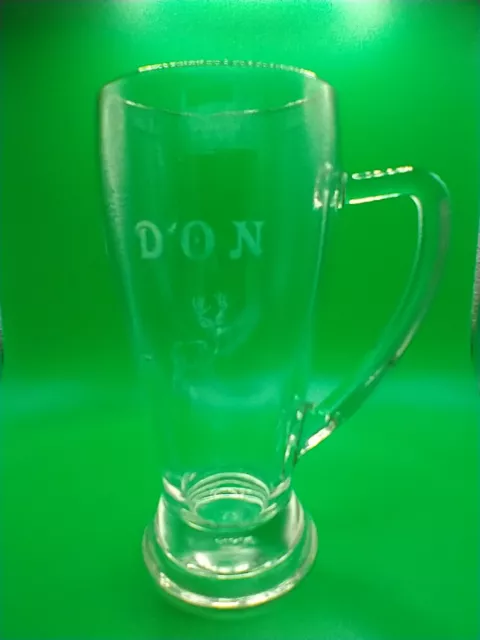 Beer Mug "DON" Personalized Etched Vintage Fidenza Fi.Ve Italy 0.4L w/DEER