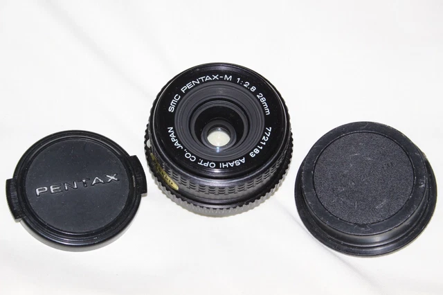 Pentax SMC Pentax-M 28mm F2.8 Prime Lens PK Mount  Some Fungus