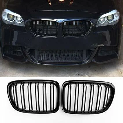 Griglia Anteriore Maschera Calandra Nero Lucido Per BMW X5 E70 E X6 E71 | 2007-2013 | ABS Di Qualità