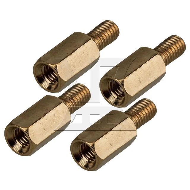 50x M3 M3X10+6 HEX Single Head PC Standoff  Copper Column Support Nut Kit