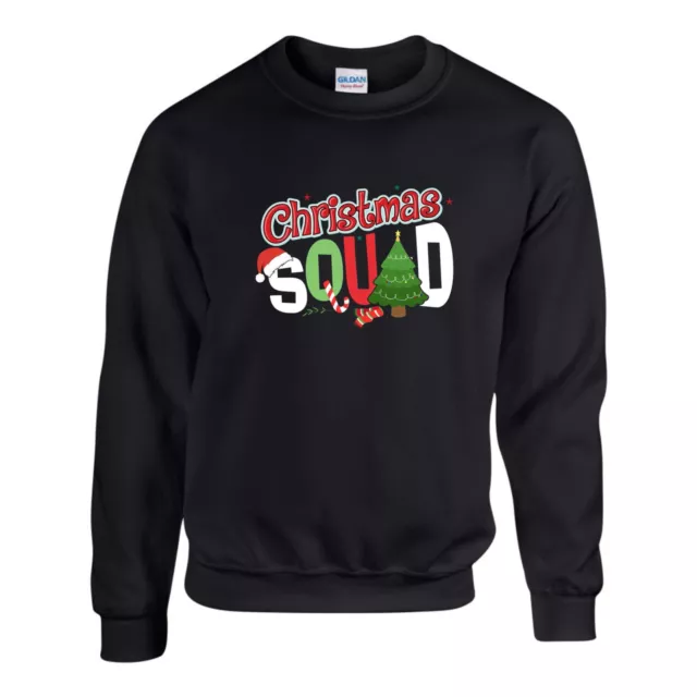 Christmas Squad Jumper, Funny Christmas Day Ugly Xmas Gift Sweatshirt Unisex Top