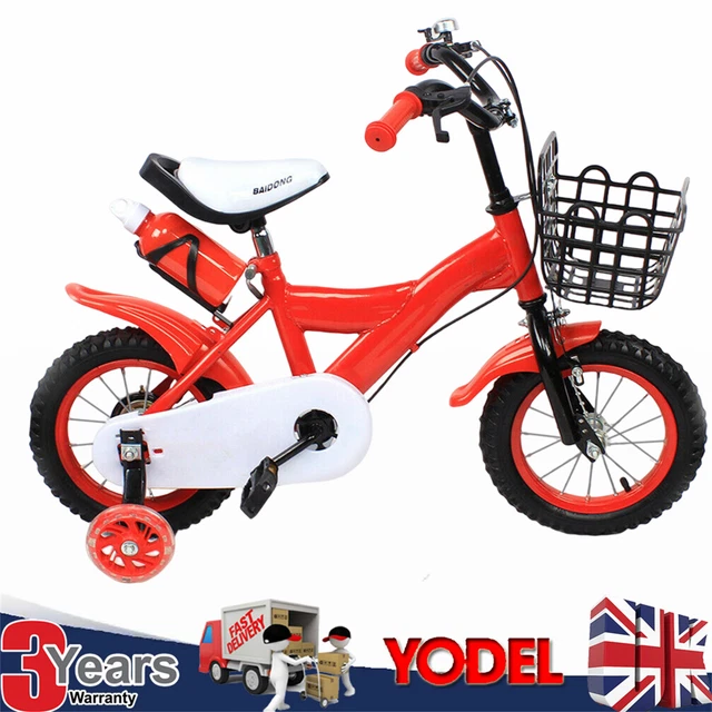 Childrens bike with stabilisers top