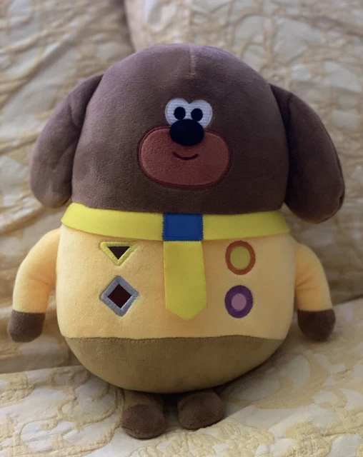 HEY DUGGEE 12” Plush Dog Yellow Jacket Growl Sounds Toy Stuffed Animal