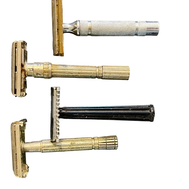 Vintage Gillette Razors - Lot of 4