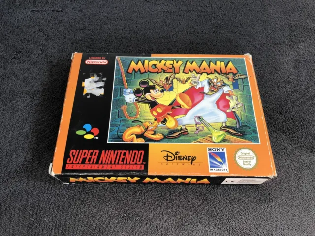 Super Nintendo Mickey Mania EUR Trés Bon état