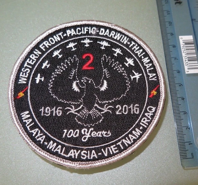 RAAF ROYAL AUSTRALIAN Air Force 2 Squadron Military Patch new 100 years