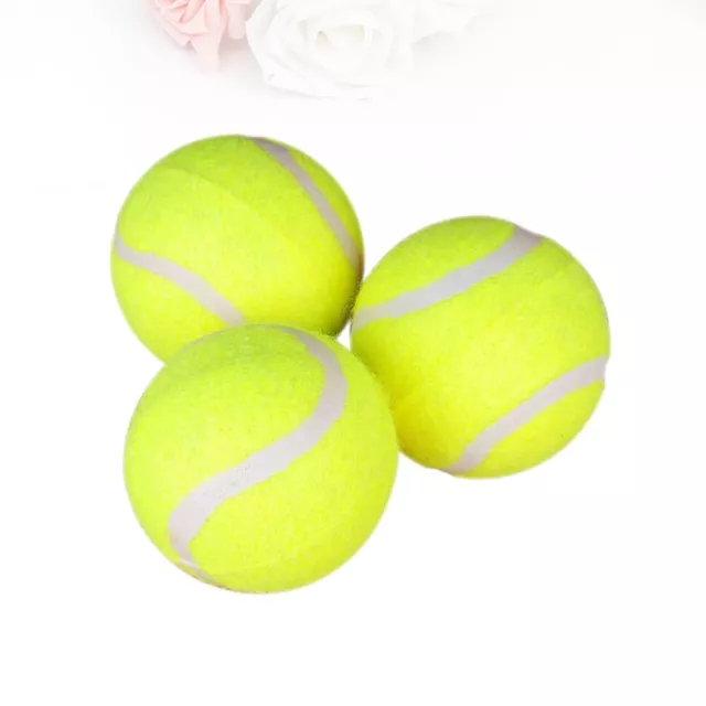 3 Pcs Tennisbälle Für Maschine Federball Treten Gewöhnliche