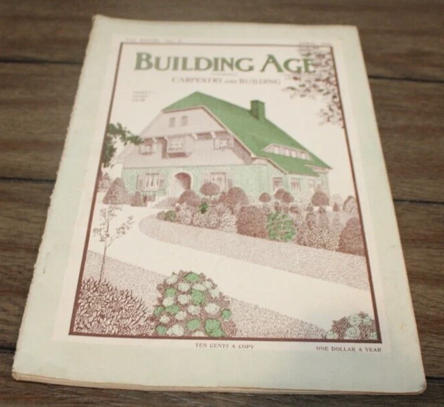 Antique April, 1911 BUILDING AGE MAGAZINE Architecture ADS++ Tools