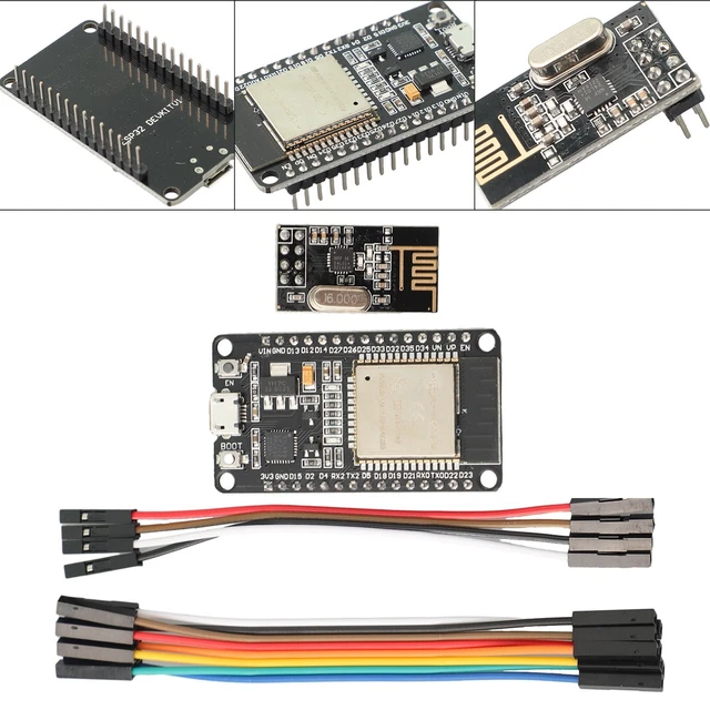 Jotekonoby OpenDTU Solardaten-Kit Mit ESP32, NRF24L01+ Und OLED Für Hoymiles Wechselrichter (HM300–HM1500, TSun 350/400/M800)