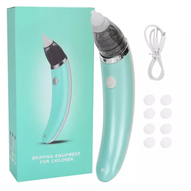 NNEDSZ Baby Nasal Aspirator Electric Safe Hygienic Nose Cleaner Snot Sucker For