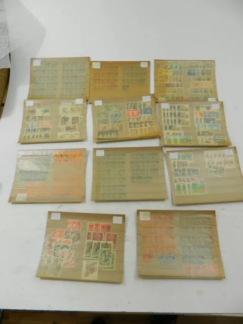 Briefmarken Portugal gestempelt auf 11 Karten Lot E-1258
