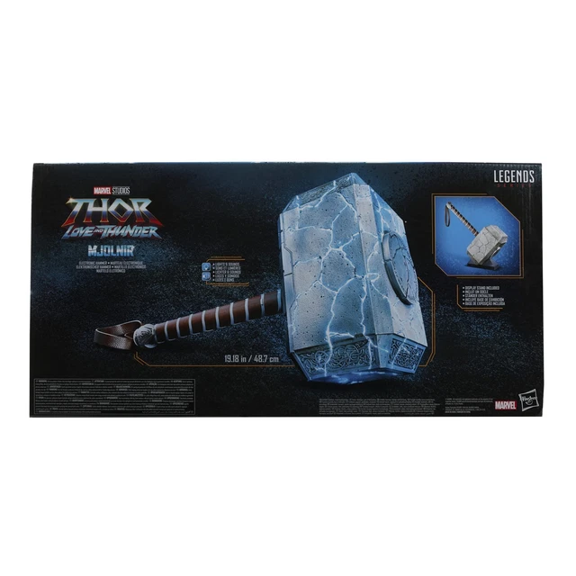 Hasbro Marvel Legends Series Thor Mjolnir Electronic Hammer + Lights & Sound FX