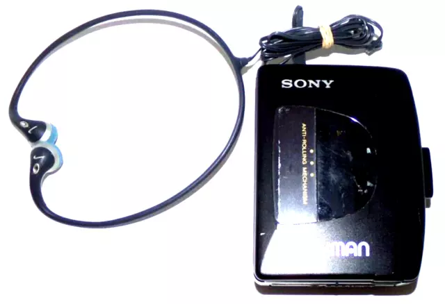 Vintage Sony Walkman WM-EX10 Cassette Tape Player With Head Phones *NOT WORKING*