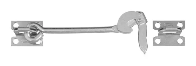 National Hardware 6 in. L Zinc-Plated Silver Steel Safety Gate Hook