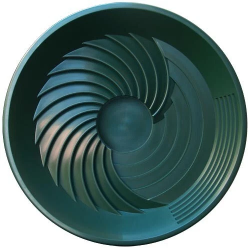 Turbo Pan Green 41 cm Plastic Gold Pan Sluice Geologist Prospecting Gem Turbopan