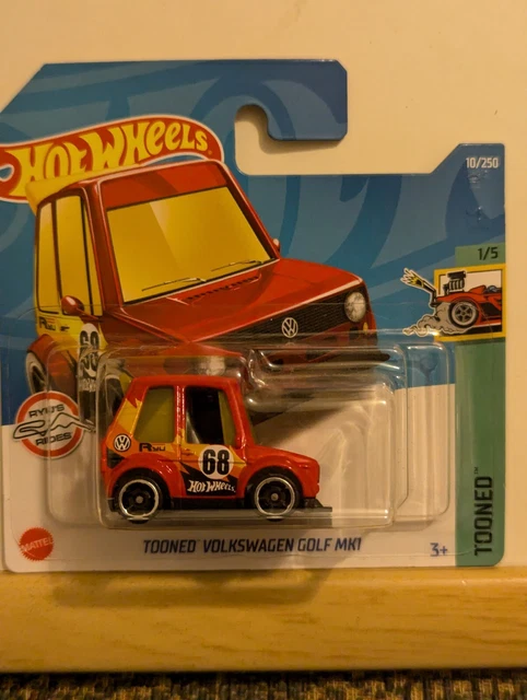 HOTWHEELS VW GOLF GTI Mk1 Rabbit Tooned Short Card 3.20 PicClick UK