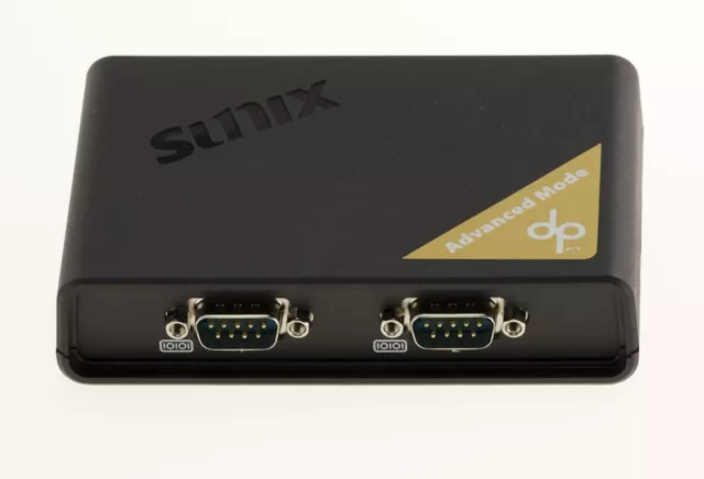 Convertisseur Ethernet RJ45 TCP/IP vers Série RS232 2 PORTS COM RS-232 DB9 SUNIX 3