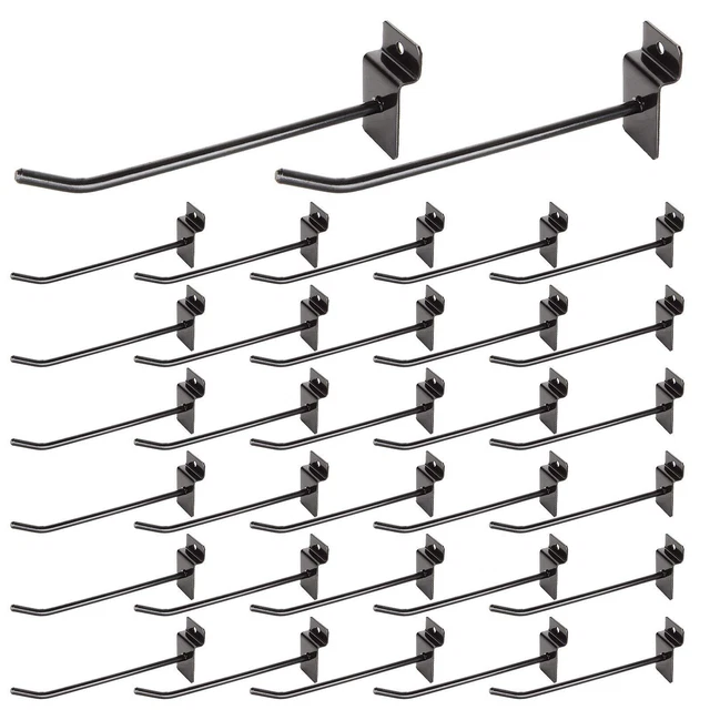 32Pack Hooks, 4”& 6” Heavy Duty Panel Display Hooks, Commercial Grad