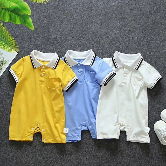 Newborn Infant Baby Boy Girl Kids Cotton Romper Jumpsuit Bodysuit Clothes Outfit