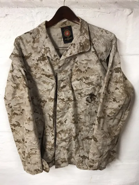 Damaged USMC Issued MCCUU Desert MARPAT Camouflage Blouse Cammies Small Regular