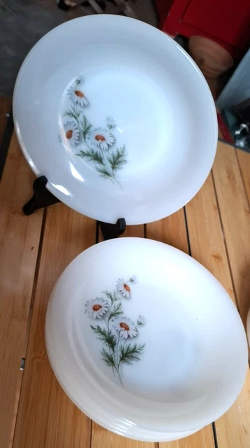 Lot De 6 Assiettes à Dessert Vintage SOVIREL, Motif Floral, Années 70