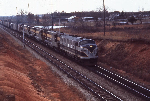 Duplicate Train Slide R.F. & P F-7  #1107 07/1960 Millbrook N. Carolina