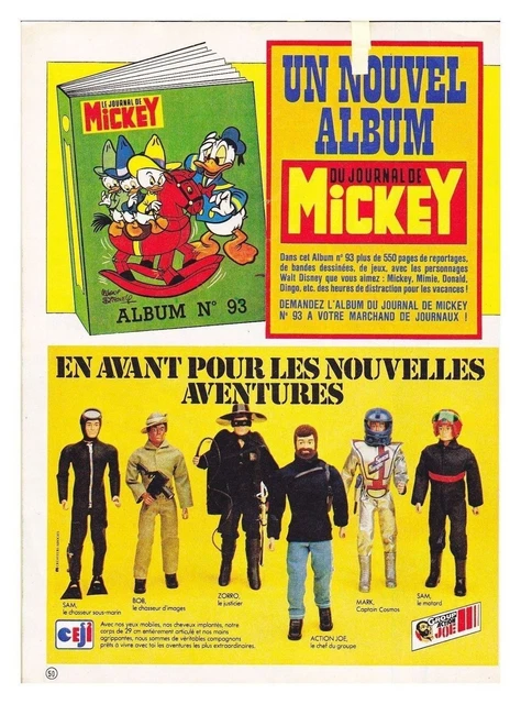 CATALOGUE / LEAFLET GROUP ACTION JOE / HASBRO de 1976