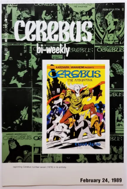 Cerebus Bi-Weekly #7 (Feb 1989, Aardvark-Vanaheim) VF/NM