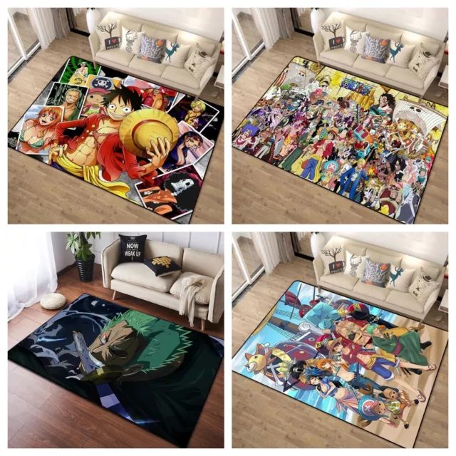 3D ONE PIECE Teppich Schlafzimmer Fußmatte Kinderteppich Bodenmatte Türmatte Neu