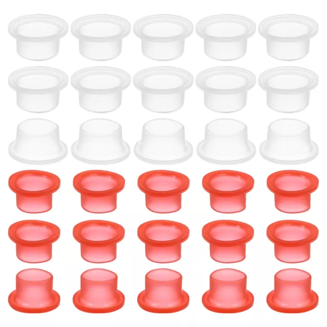 Faucet Leak-Proof Sealing Gasket, 60pcs Silicone Raw Material Belt, Red, White
