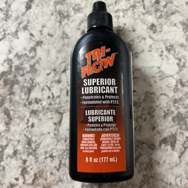 Tri-Flow TF21060 Drip Bottle Superior Lubricant w/ Teflon - 6oz w/ PTFE