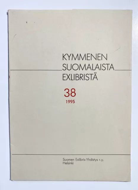 Ex Libris Exlibris / Kymmenen Suomalaista Exlibristä 1995 Finland bookplates